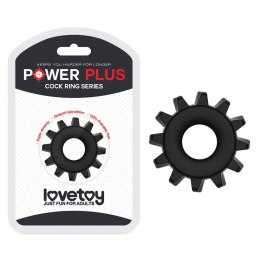 POWER PLUS Pierścień Erekcyjny Czarny