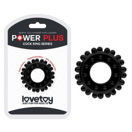 POWER PLUS Pierścień Erekcyjny Czarny