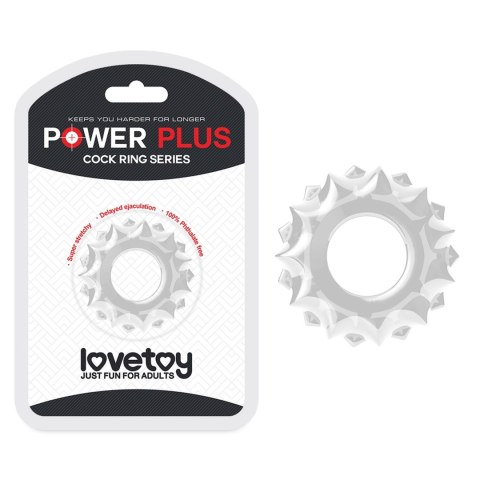 POWER PLUS Przezroczysty Pierścień Erekcyjny