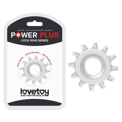 POWER PLUS Przejrzysty Pierścień Erekcyjny