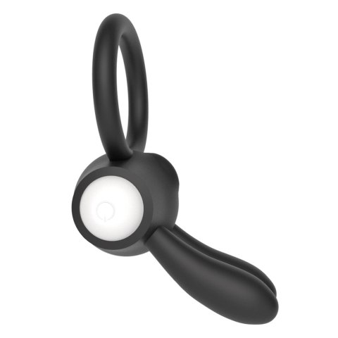 Silikonowy Pierścień Erekcyjny Power Clit – Czarny