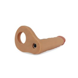 Ultra Miękkie Podwójnie Wibrujące Dildo Strap-On