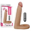 Ultra Miękkie Podwójnie Wibrujące Dildo Strap-On