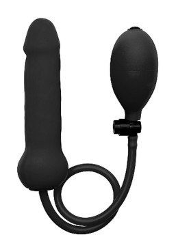 Nadmuchiwane Dildo Silikonowe - Czarne