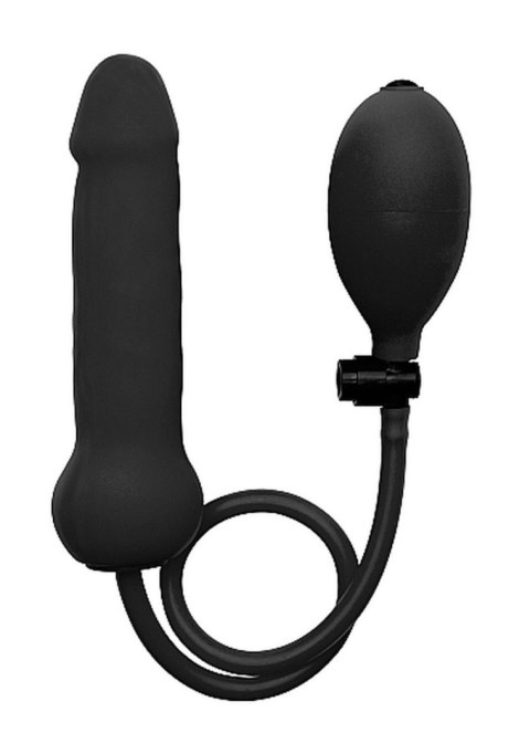 Nadmuchiwane Dildo Silikonowe - Czarne