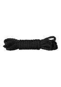 Zmysłowa Lina Kinbaku Mini - 1,5 m - Czarna