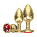 Złoty Zestaw Metalowych Plugów Analnych Milan Collection