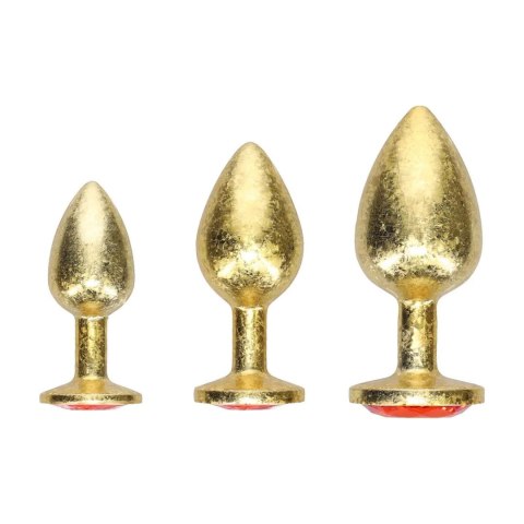 Złoty Zestaw Metalowych Plugów Analnych Milan Collection