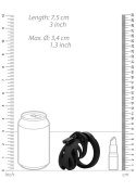 Pas Cnoty Model 23 – Klatka Wstrzemięźliwości – 6,5 cm – Czarny