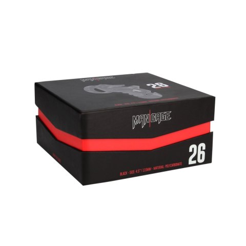 Klatka Czystości Man|Cage Model 26 – Czarna (11,5 cm)