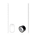 Zmysłowa Taśma PVC Non-Stick do Bondage - 20 m - Czarna