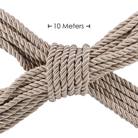 Zmysłowa Lina do Bondage – 10 m – Złota
