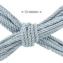 Lina do Bondage z Poliestru – 10 m – Pudrowy Błękit