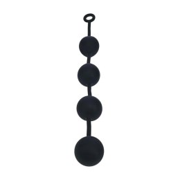 Silikonowe Okrągłe Kulki Analne XXL – 60mm – Czarne