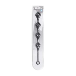 Silikonowe Kulki Analne „Kropla Wody” XL – Czarne, 50mm