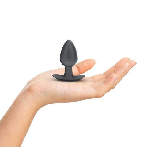 Gładki Silikonowy Korek Analny – Średni – 7,9 cm – Grafitowy