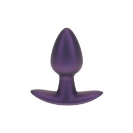 Luksusowy Gładki Korek Analny z Silikonu – Mały (6,5 cm) – Metaliczny Fiolet