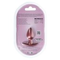 Zmysłowy Silikonowy Korek Analny Ouch! w odcieniu Różowego Złota (6,5 cm)