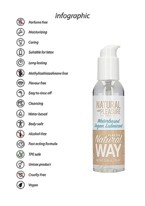 Wegański Lubrykant na Bazie Wody - 150 ml