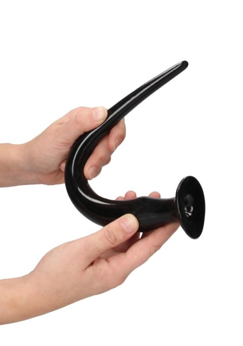 Kolczaste Dildo Analne Ass Spike - 33 cm - Czarne