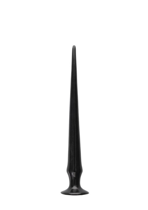 Kolczaste Dildo Analne Ass Spike - 33 cm - Czarne