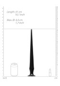 Ekstremalne Dildo Analne z Kolcami – 42 cm – Czarne