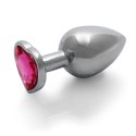 Klejnotowy plug analny w kształcie serca – Duży