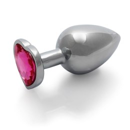 Klejnotowy plug analny w kształcie serca – Duży