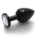 Elegancki plug analny z klejnotem – średni