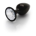 Elegancki Plug Analny z Okrągłym Klejnotem - Mały