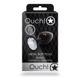 Elegancki Plug Analny z Okrągłym Klejnotem - Mały