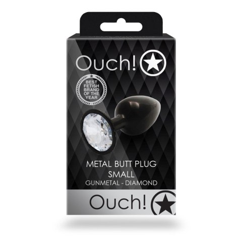 Elegancki Plug Analny z Okrągłym Klejnotem - Mały