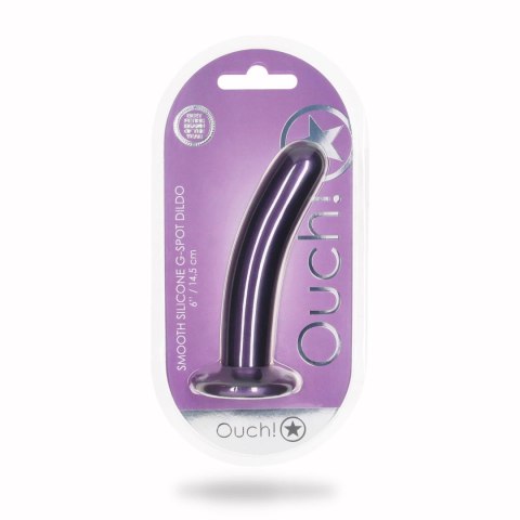 Gładkie Silikonowe Dildo do Punktu G - 14,5 cm
