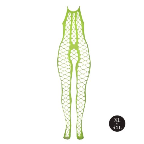 Bodystocking z dekoltem halter, rozmiar XL/XXXXL