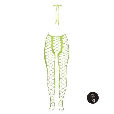 Bodystocking z dekoltem halter, rozmiar XL/XXXXL