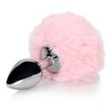 Korek analny Bunny Tail z metalową bazą