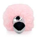 Korek analny Bunny Tail z metalową bazą