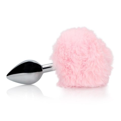 Korek analny Bunny Tail z metalową bazą