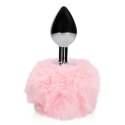Korek analny Bunny Tail z metalową bazą