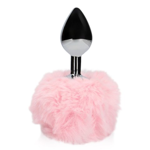 Korek analny Bunny Tail z metalową bazą