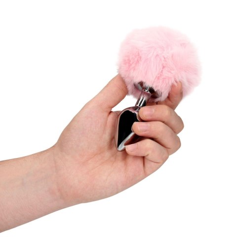 Korek analny Bunny Tail z metalową bazą
