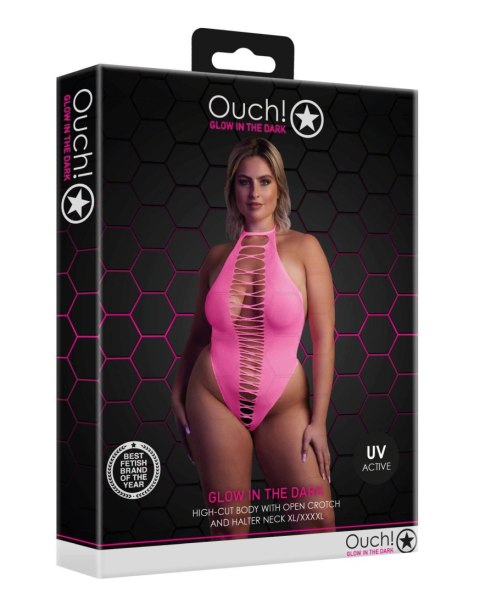 Zmysłowe body z wysokim wycięciem XL/XXXXL