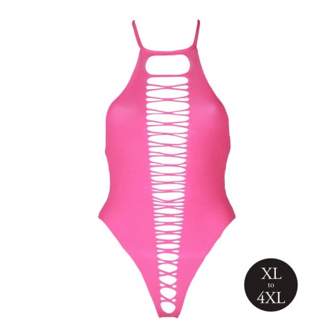 Zmysłowe body z wysokim wycięciem XL/XXXXL