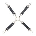 Kolekcja Milan - Łączniki do wiązań Hogtie - Czarno-czerwone