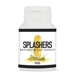 Splashers: Kapsułki z Lubrykantem Intymnym - 20 Sztuk