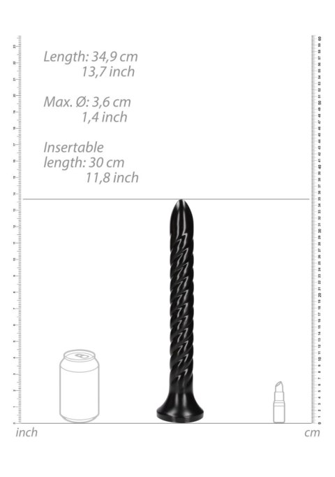 Spiralny Wąż Analny 'Swirled' – 30 cm
