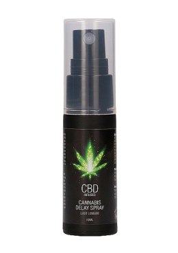 Ekskluzywny spray opóźniający wytrysk z CBD i konopiami - 15 ml