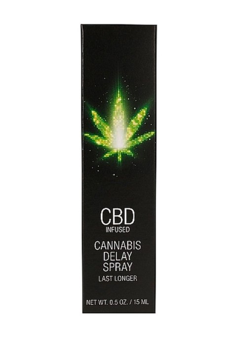 Ekskluzywny spray opóźniający wytrysk z CBD i konopiami - 15 ml