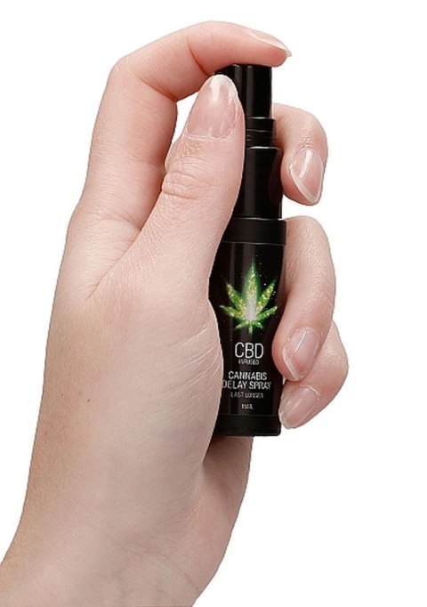 Ekskluzywny spray opóźniający wytrysk z CBD i konopiami - 15 ml