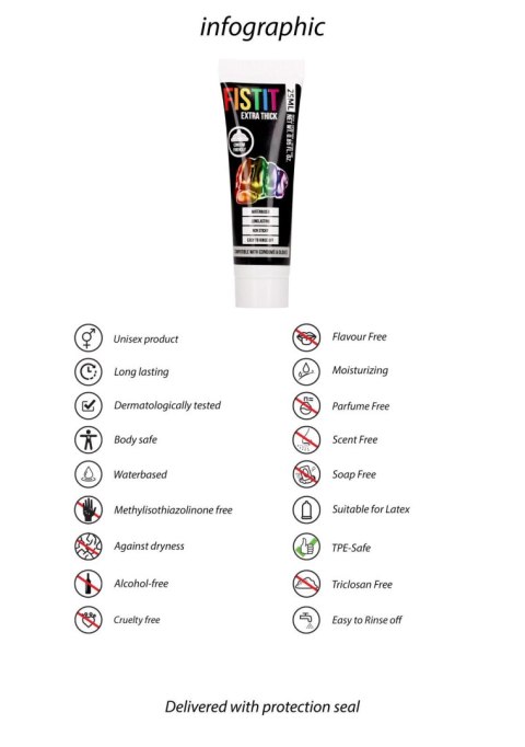 Luksusowy Lubrykant do Fistingu Rainbow – 25 ml